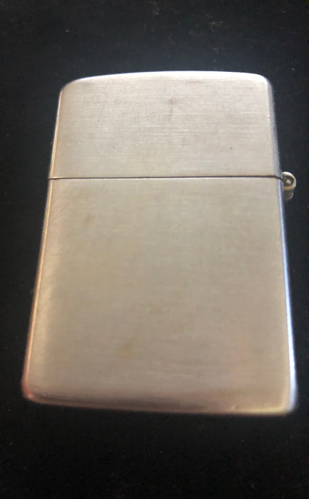 1949 Three-Barrel Brushed-Finish Zippo Lighter -  Case in Very Good Condition