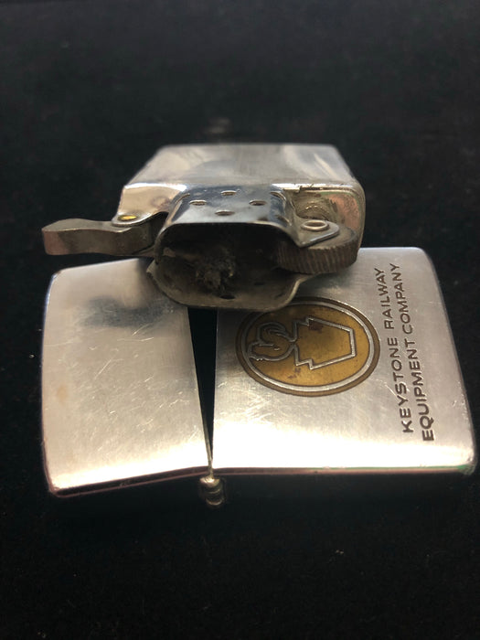 1962 Keystone Railway Vintage Zippo Lighter