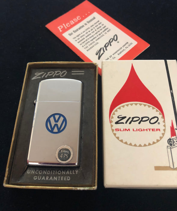 1962 Volkswagen Vintage Zippo Slim Lighter - MIB