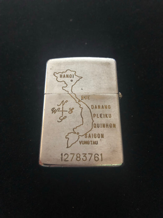 1968 Vietnam Soldiers Vintage Double-Sided Zippo Lighter - Free Shipping