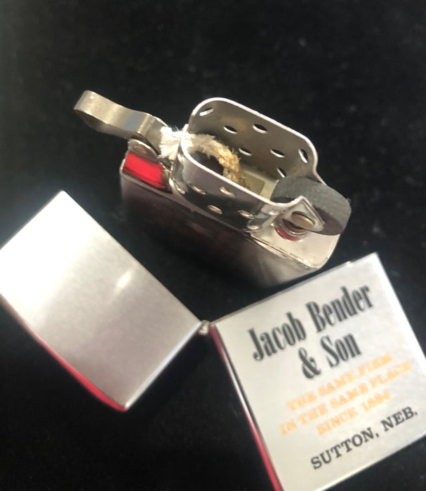 1973 MIB Vintage Jacob Bender & Son Zippo Lighter