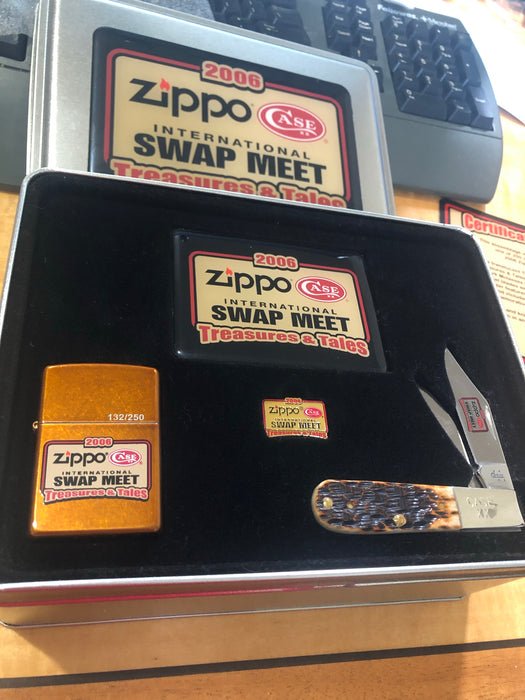 2006 Zippo Case Swap Meet LE Knife & Lighter Set #132 of 250