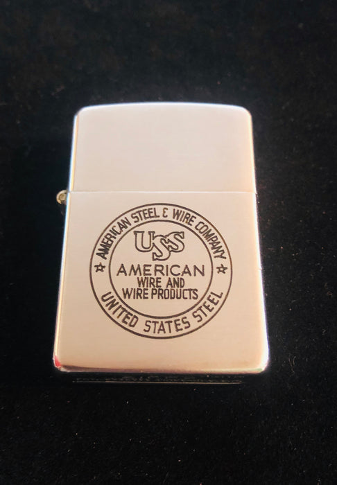 1951 American Steel & Wire Company Vintage Zippo with Nickel 