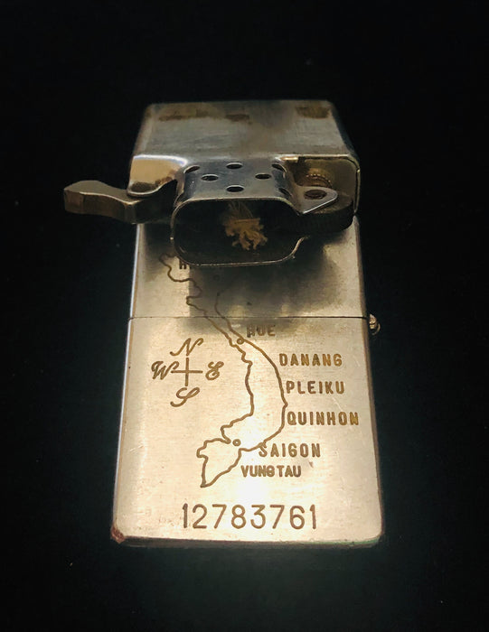 1968 Vietnam Soldiers Vintage Double-Sided Zippo Lighter - Free Shipping