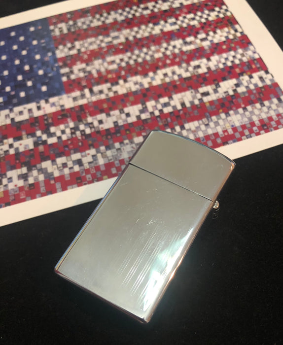 1977 Engine Turned Vintage Zippo Lighter NOS