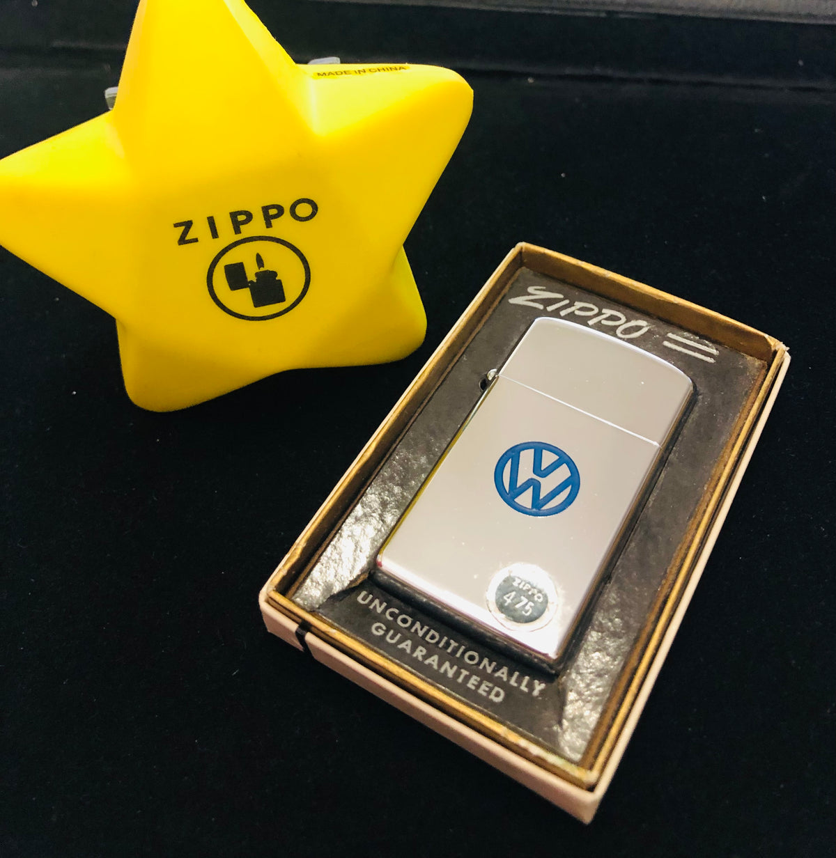 1962 Volkswagen Vintage Zippo Slim Lighter - MIB — Collectors Flame