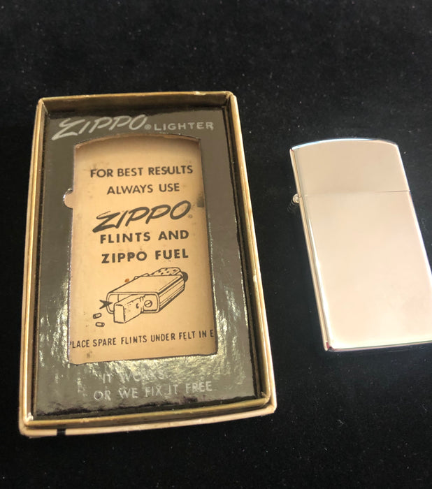 1974 Vintage High Polish Slim Zippo Lighter