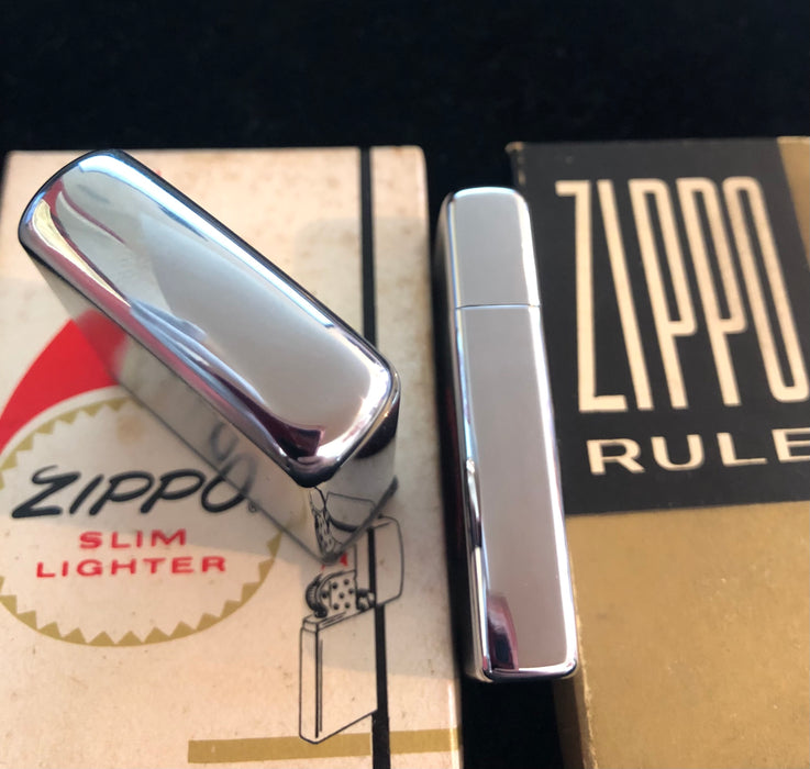 1973 TAD Jones Vintage Zippo Lighter with Matching Rule