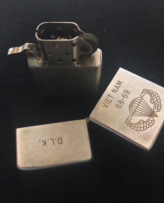 1968 Vietnam Soldiers Vintage Double-Sided Zippo Lighter - Free Shipping