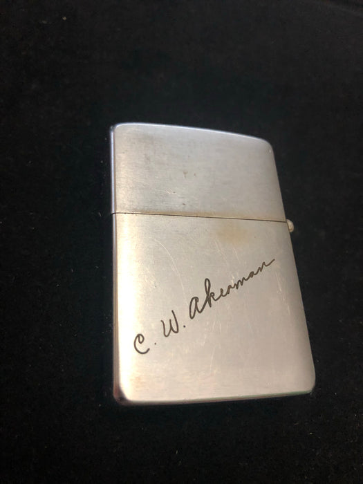 1955 Double-Sided Portland Cement Vintage Zippo w Repair Box