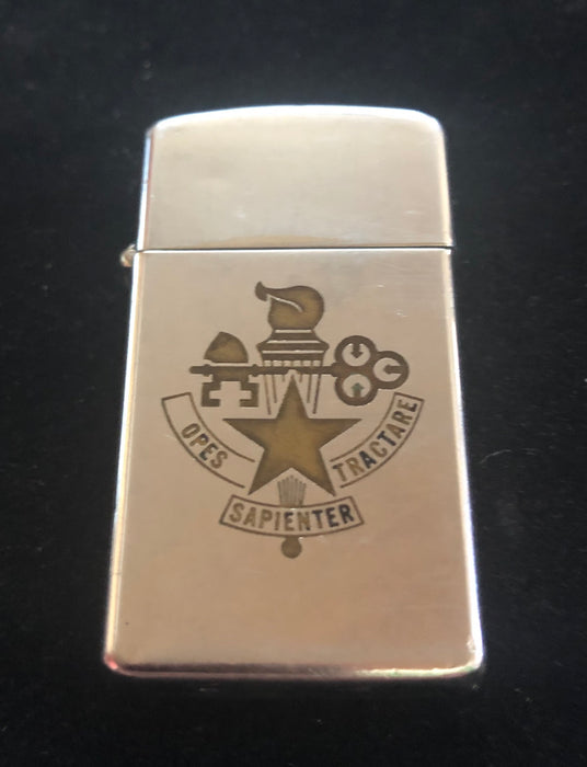 1968 Lot of Four Vintage Slim Zippo Advertisers - Lot # 34