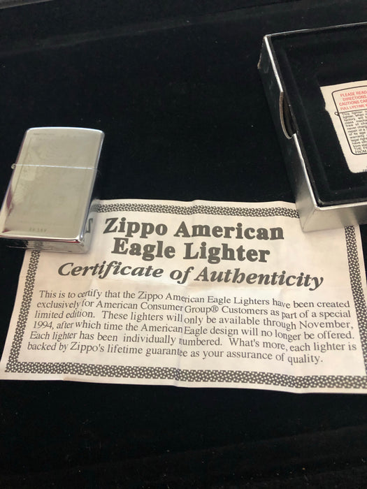 1994 American Eagle 200th Anniversary Zippo in Box