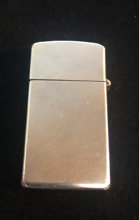 1958 Flat Bottom Zippo Slim Lighter - Georgian Press