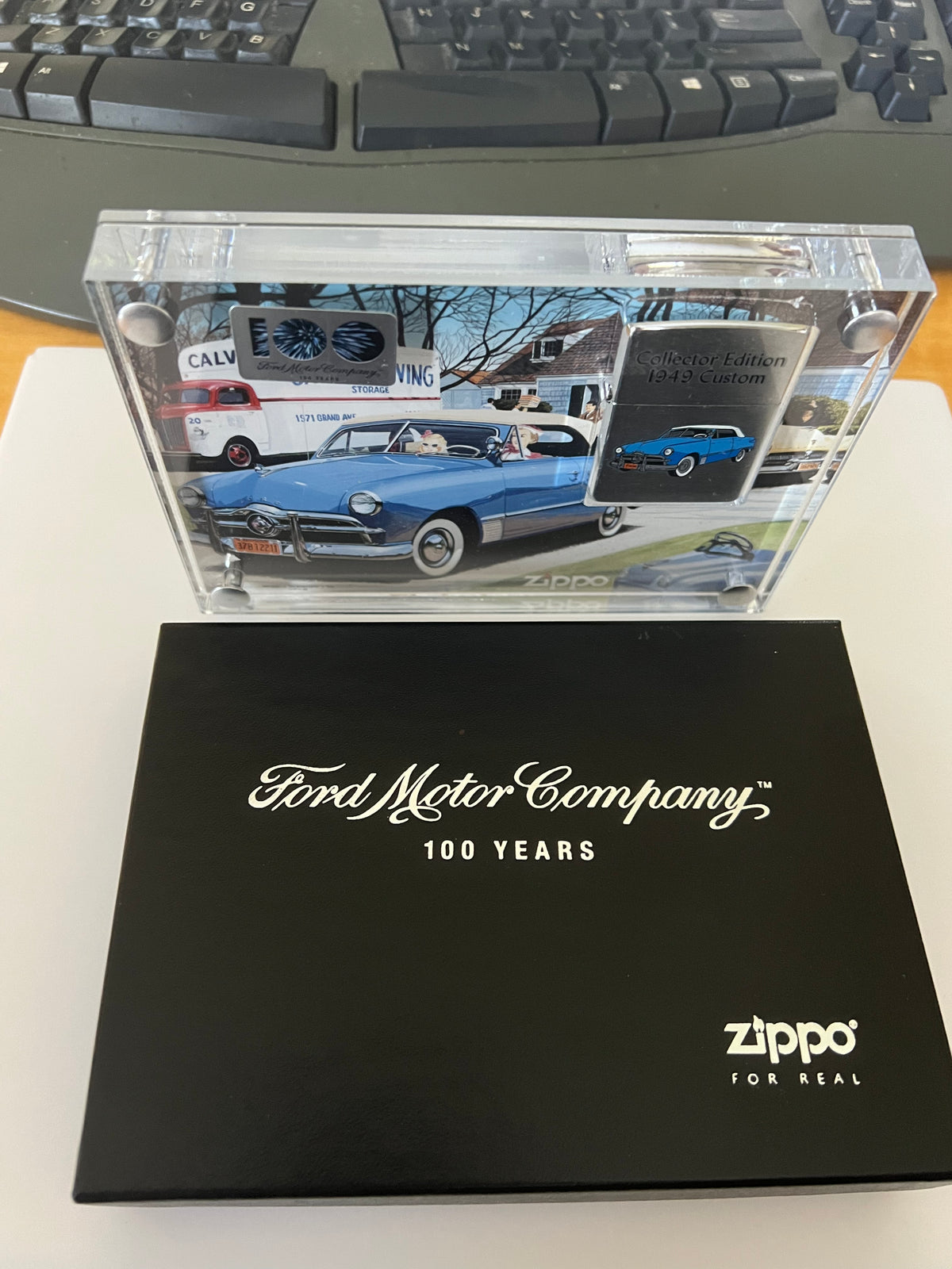 Ford 100 Year Anniversary Zippo Lighter Set - 1949 Ford — Collectors Flame