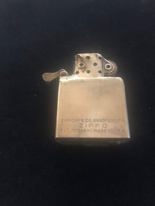 1947 Commercial Motor Freight - 3 Barrel Zippo Lighter - Nickel Silver Insert