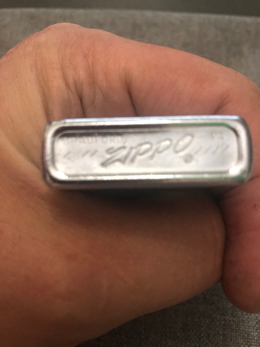 1974 Chicago Metal Zippo Lighter - Good