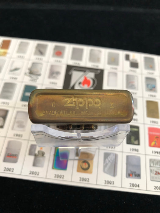 1994 Marlboro Country Store Brass Bucking Bronco Vintage Zippo Lighter