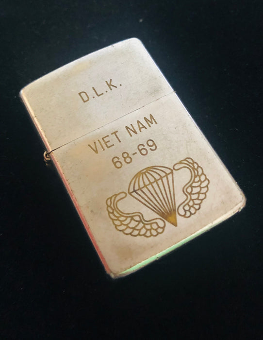 1968 Vietnam Soldiers Vintage Double-Sided Zippo Lighter - Free Shipping