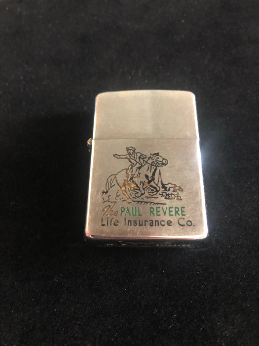 1968 Paul Revere Life Insurance Vintage Zippo Lighter