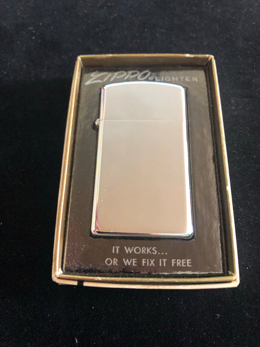 1974 Vintage High Polish Slim Zippo Lighter