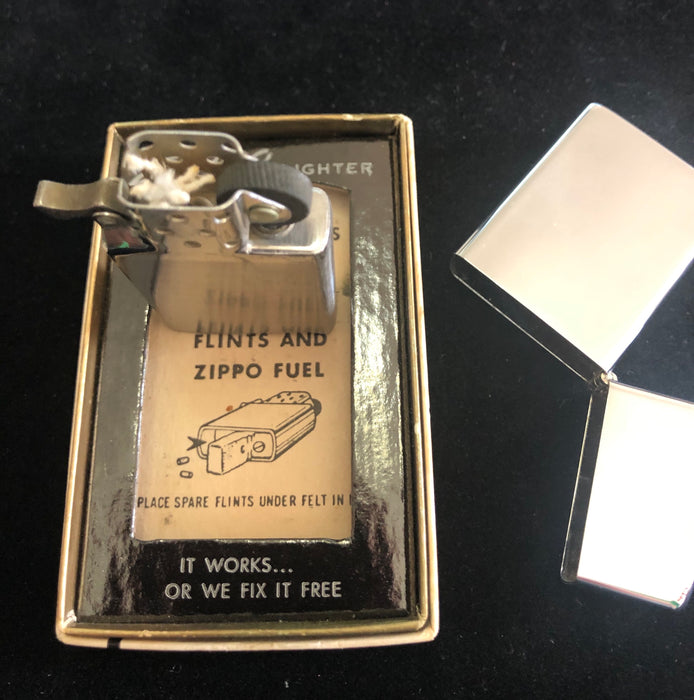 1974 Vintage High Polish Slim Zippo Lighter