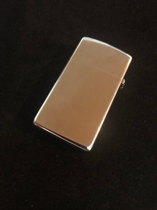 1977 High Polish Zippo Vintage Slim Lighter NOS