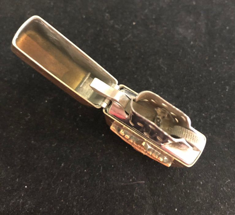 1991 Vintage Brass Marlboro Longhorn Steer Zippo Lighter - NO Monogram Initials