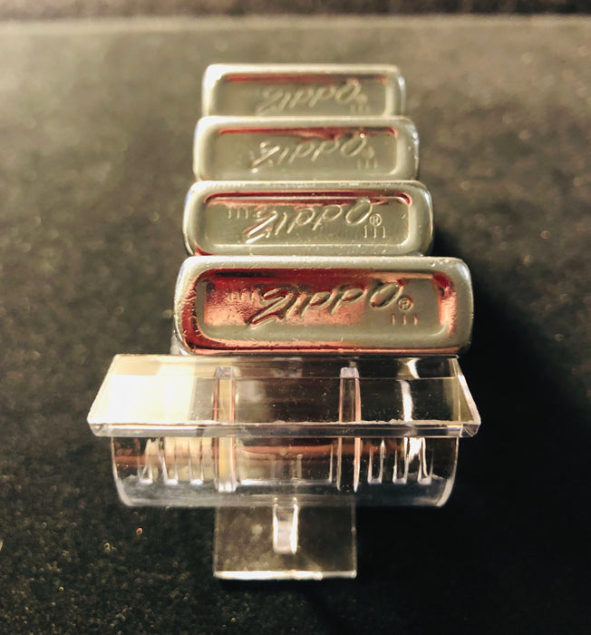 1968 Lot #47 Four Zippo Slim Lighters