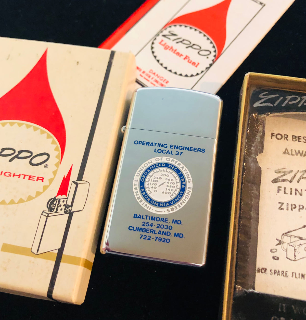 1976 Operating Engineers Local 37 - Double-Sided Vintage Zippo ...