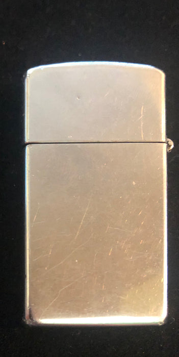 1958 Flat Bottom Zippo Slim Lighter - Georgian Press