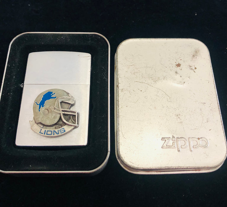 1999 NFL Detroit Lions Emblem Zippo Lighter
