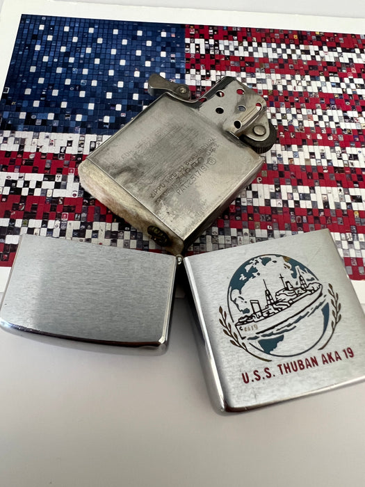 1965 USS Thuban AKA 19 Vintage Zippo — Collectors Flame