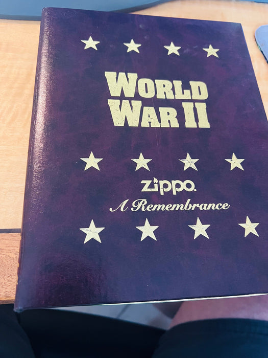 WWII Remebrance Vol 1 Brass Zippo Lighter Set - 1994/1995
