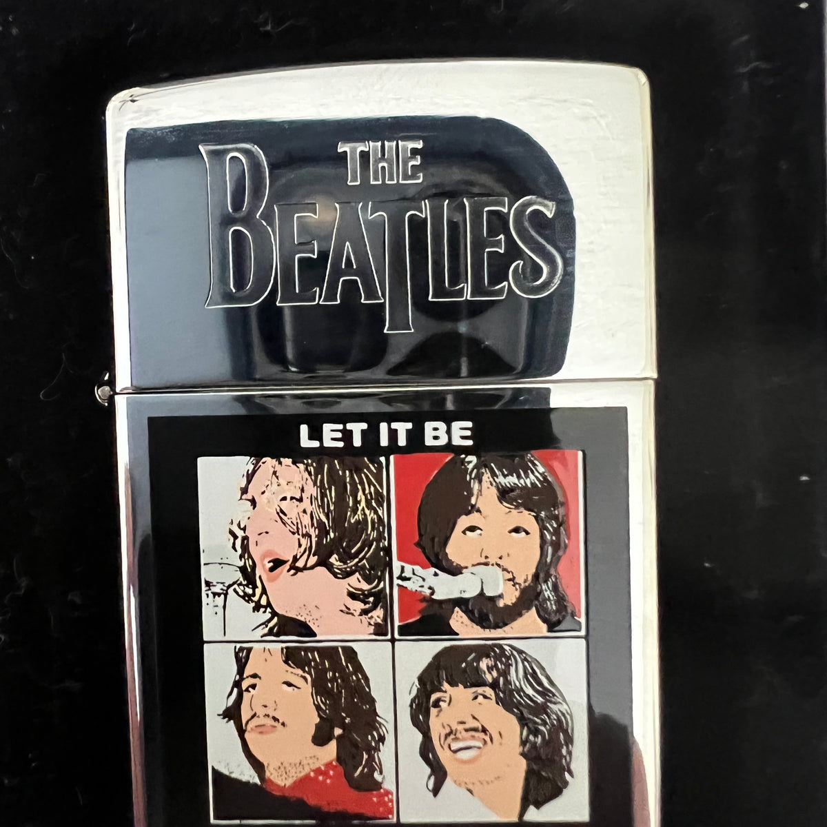 1998 Beatles Let It Be Album Zippo Lighter — Collectors Flame 1998 Beatles Let It Be Album Zippo Lighter — Collectors Flame