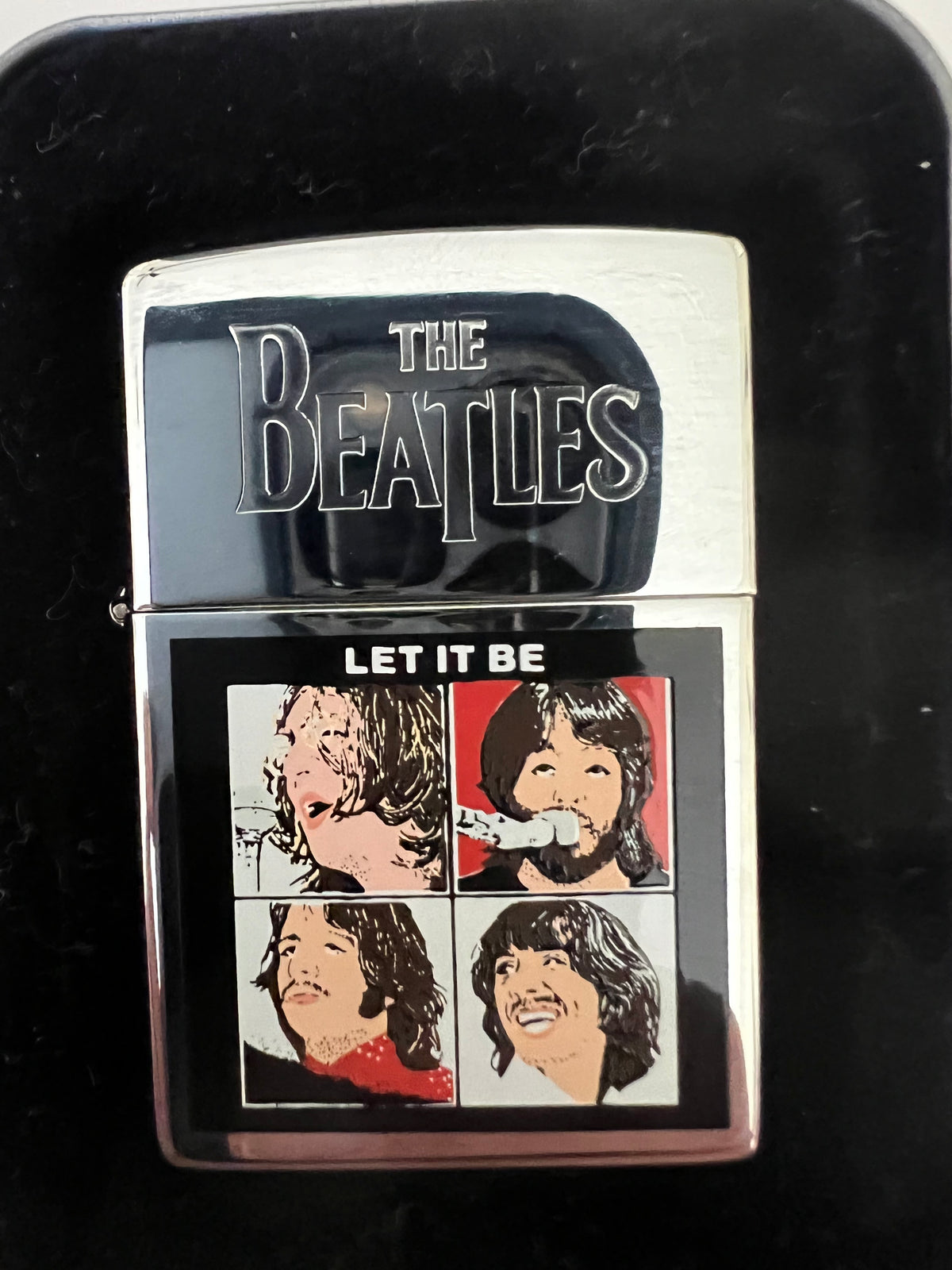 1998 Beatles Let It Be Album Zippo Lighter — Collectors Flame