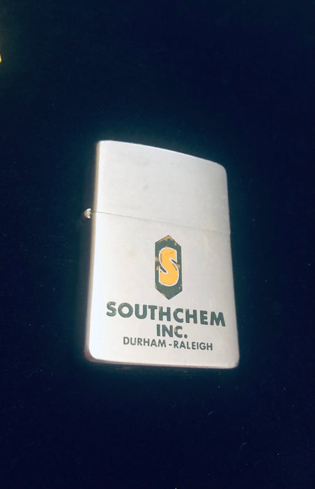 1968 South Chem Inc Vintage Zippo Lighter