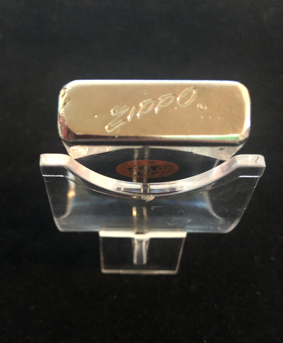 1958 Flat Bottom Zippo Slim Lighter - Georgian Press