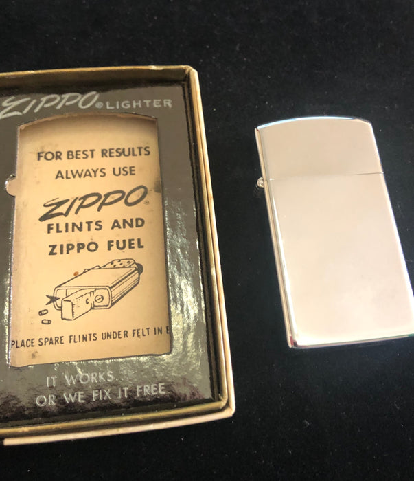 1974 Vintage High Polish Slim Zippo Lighter