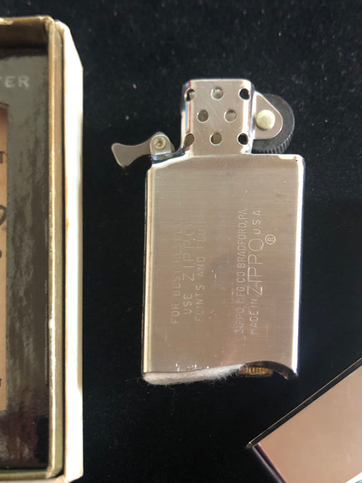 1974 Vintage High Polish Slim Zippo Lighter