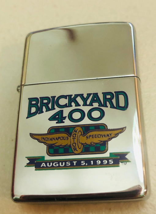 Brickyard 400 MIB Zippo Lighter Set - In Display Case - Michael Waltrip